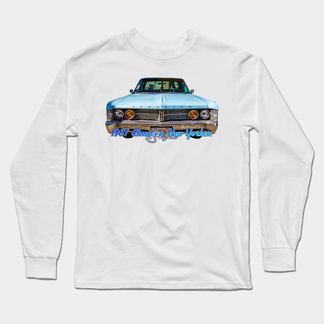 1967 Chrysler New Yorker Sedan Long Sleeve T-Shirt by Gestalt Imagery